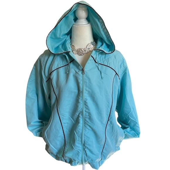 🍁 BUNDLE ONLY - 5/$15 Athletech Lightweight Hooded Jacket, Mesh Lined,, XL - Picture 2 of 5